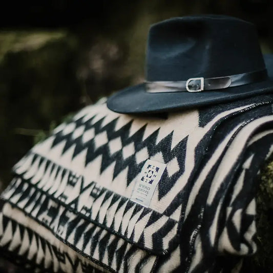 Natural Black Blanket