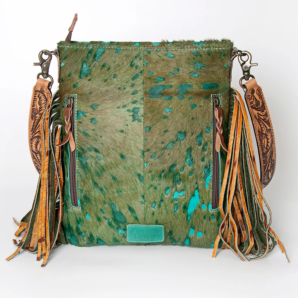 Cowhide, Leather, & Saddle Blanket Concealed Carry Purse