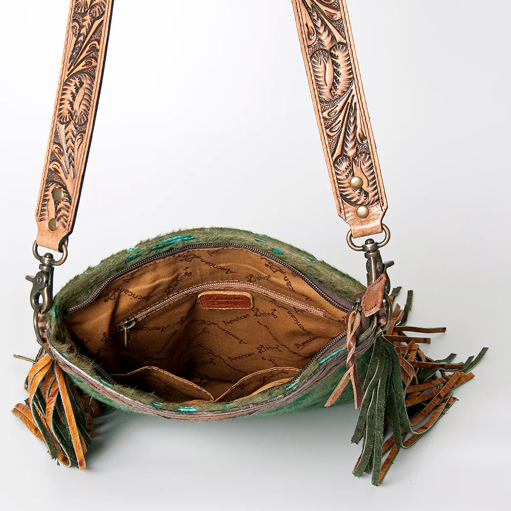 Cowhide, Leather, & Saddle Blanket Concealed Carry Purse