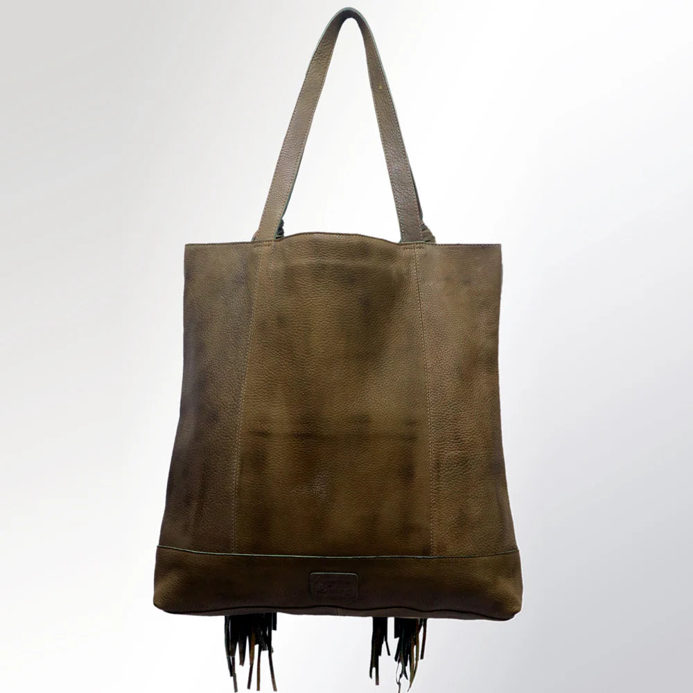 Classic Fringe Leather Tote