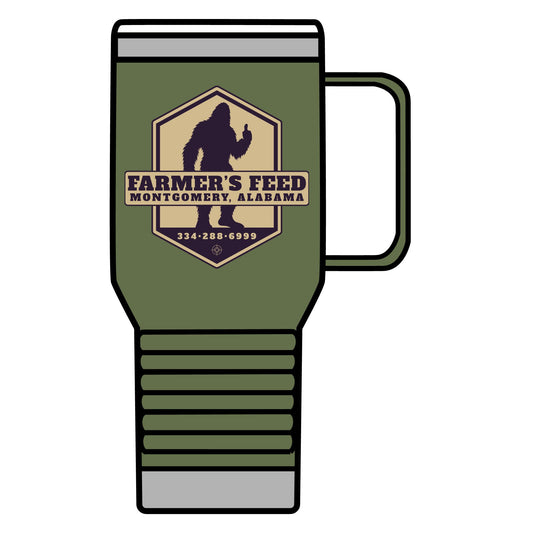 Farmer’s Feed Bigfoot Travel Mug