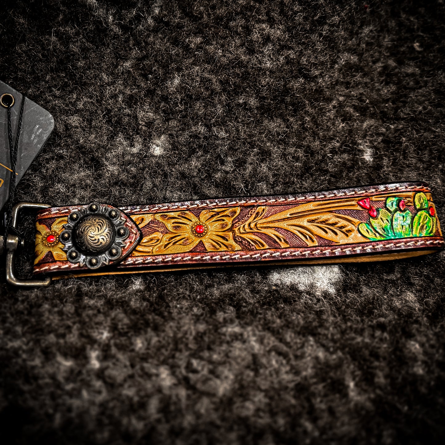 Hand Tooled Handle Strap