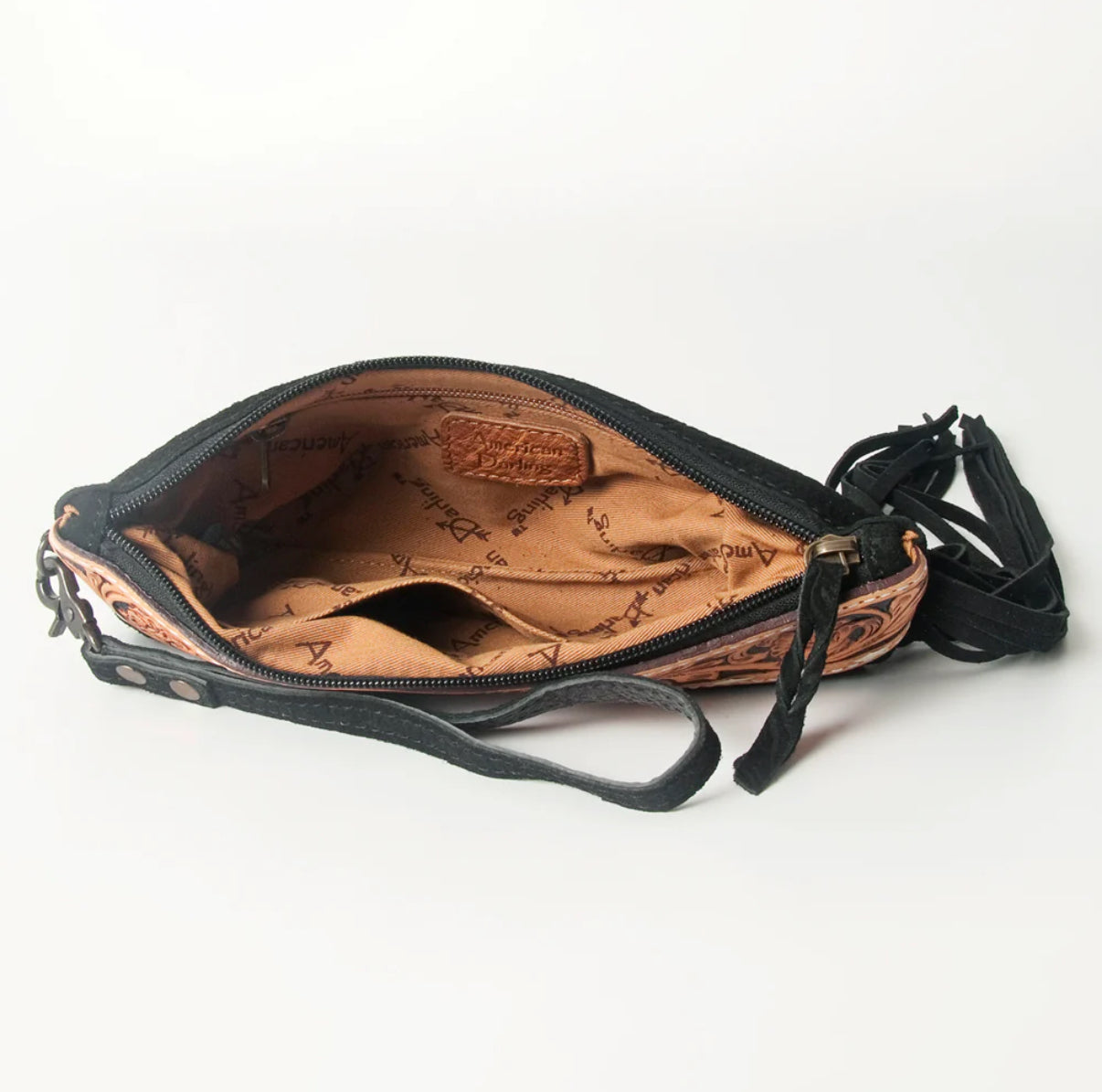 Black Sally Wristlet