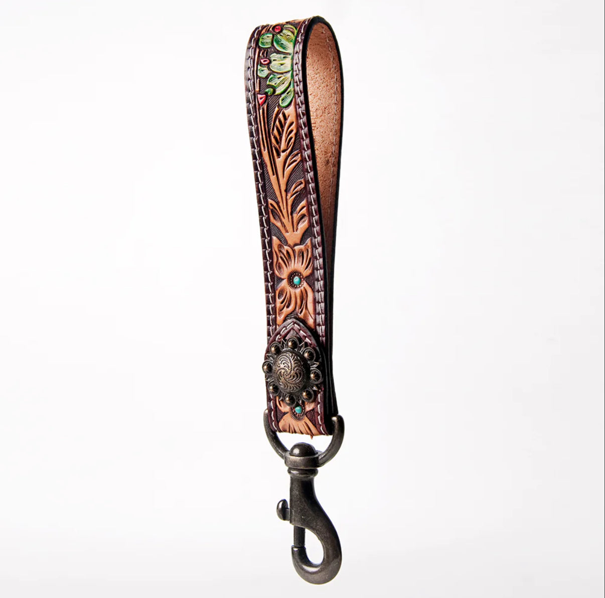 Hand Tooled Handle Strap