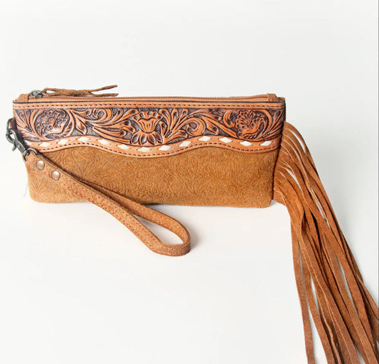 Camel Sally Wristlet